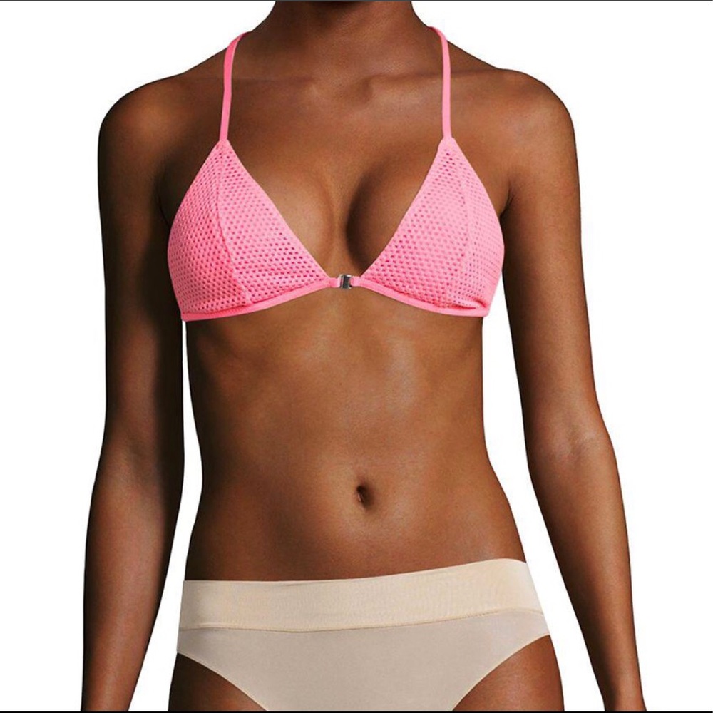 Free People Pink Mesh Bralette
